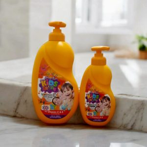 Unique kids and teens vitamin C lotion +Shower gel 2n1