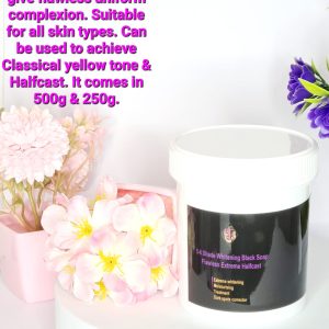 5-6 shades whitening black soap in 500g and 250g. Multi listing.