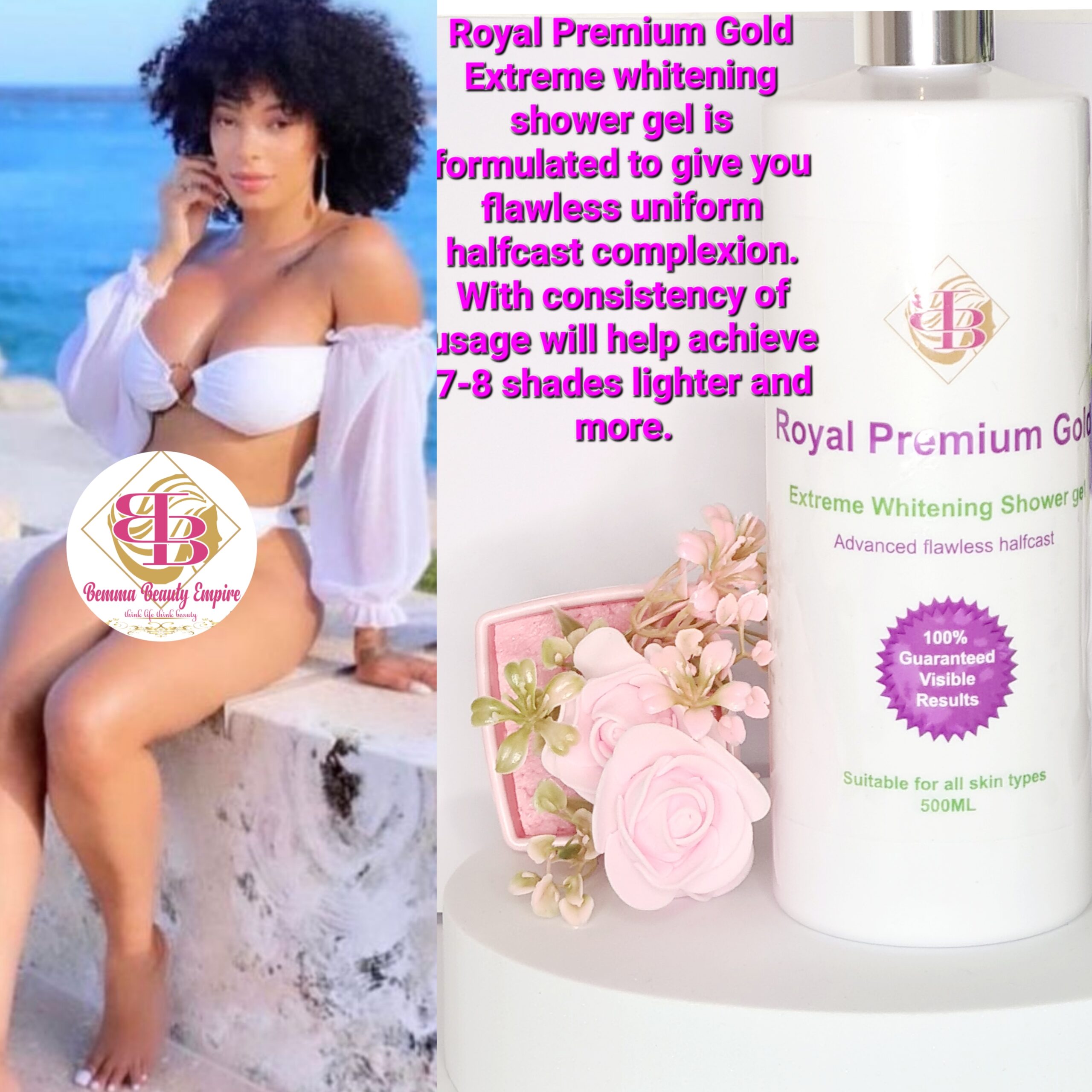 Royal Premium Gold Luxury Intense whitening body Cream - Image 2