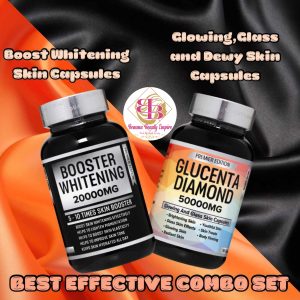 Booster whitening capsules + Glucenta diamond capsules