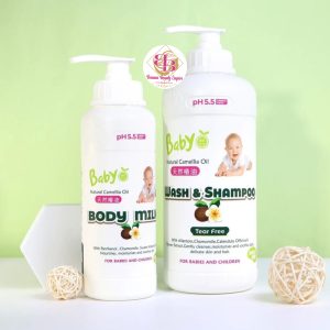 Natural camillia oil lotion 500ml + Shower Gel 1000ml (bigger sizes)