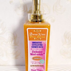 British White Royal Solution Innovative exfoliating shower gel carrot 900ML 