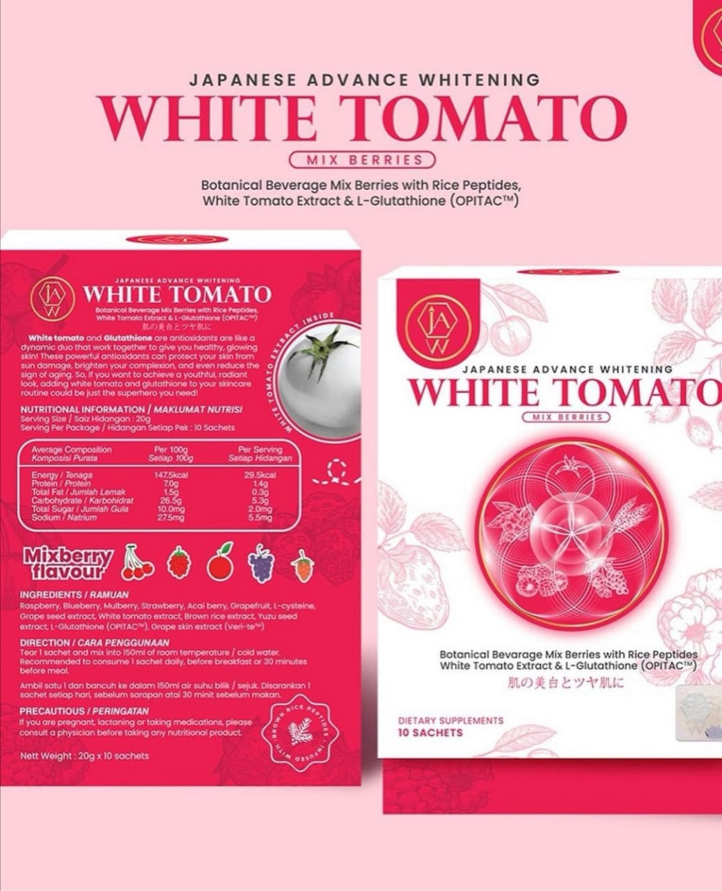 Jaw Tomato 10 sachets in a pack