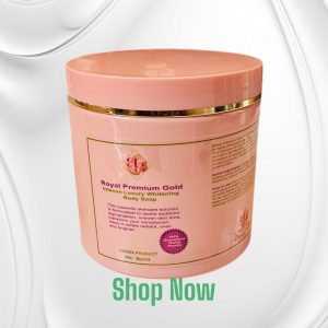 Royal Premium Gold Luxury intense whitening body Soap.