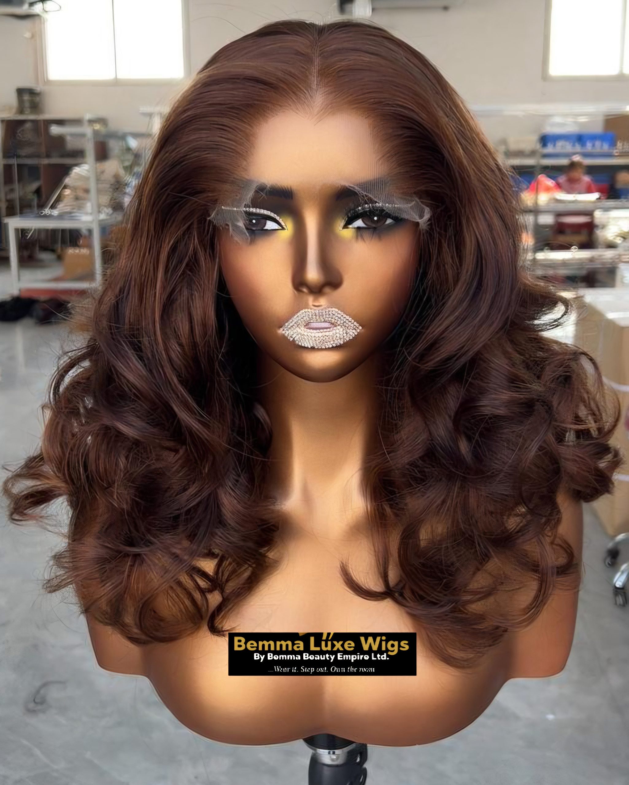 HD lace 9by6 Raw virgin human hair wig #4. 250% density. 14inches Glueless
