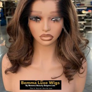 HD lace 9by6 Closure Raw virgin hair 250% density.14inches Glueless Wig.