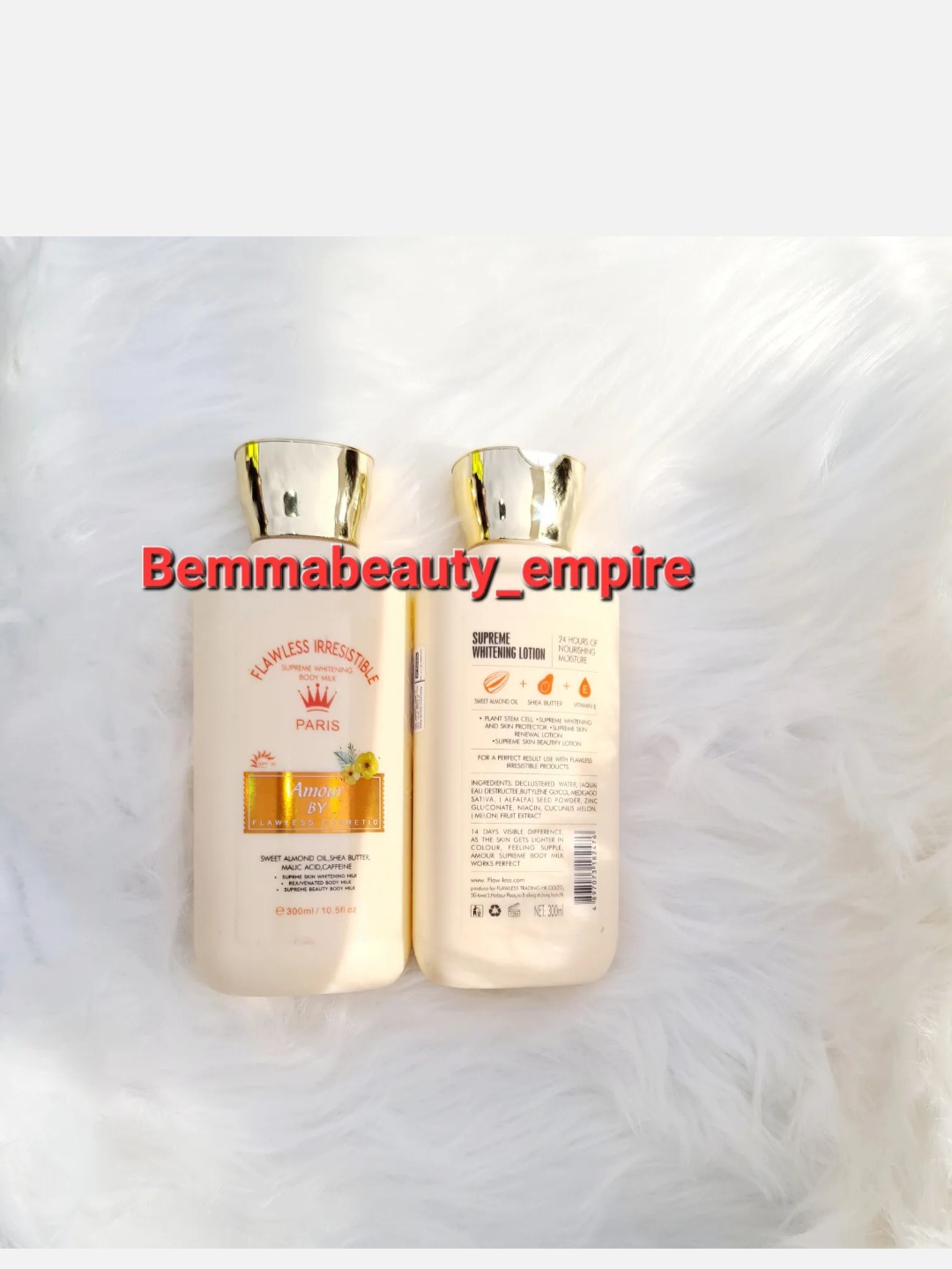 Flawless irresistible Supreme whitening Body lotion 300ml