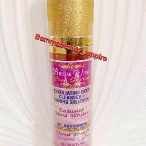 British White Royal Solution exfoliating deep cleanser toner 150ml
